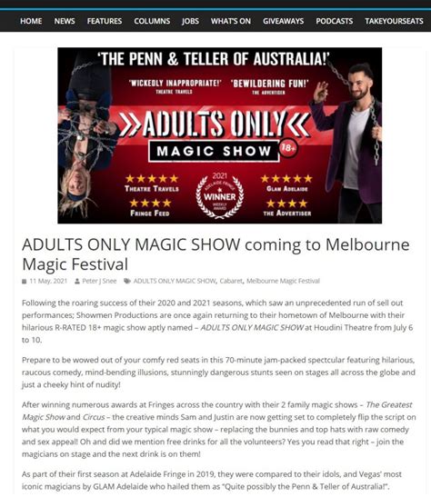 Adults only magic sow